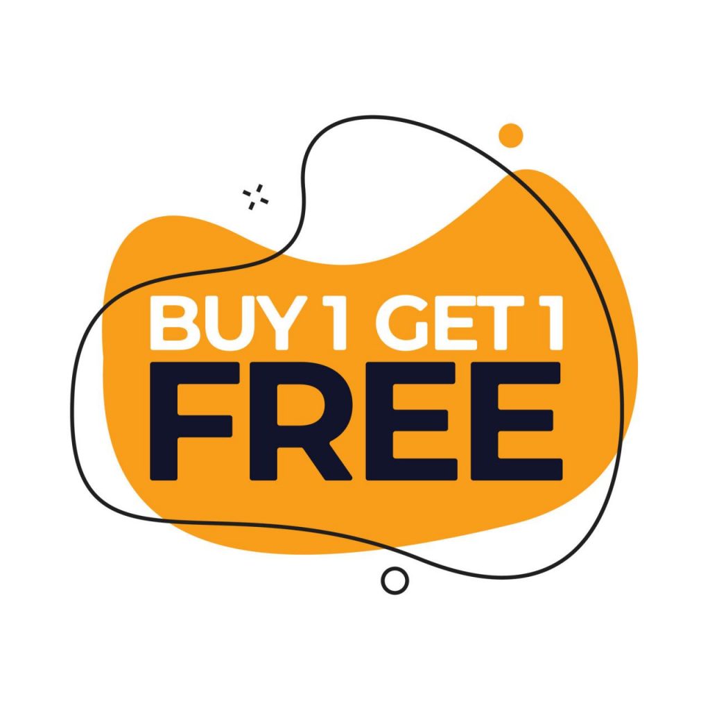 One Clipart Transparent Background, Buy One Get One Free Promotion ...